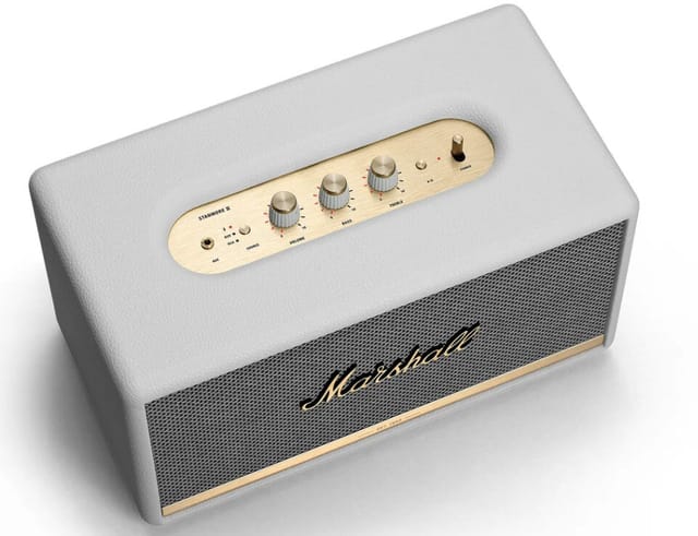 Товар Колонка портативная Marshall Stanmore II, цвет белый, мощность 80W, акустика 2.1 BT, 3.5Jack (1127739)