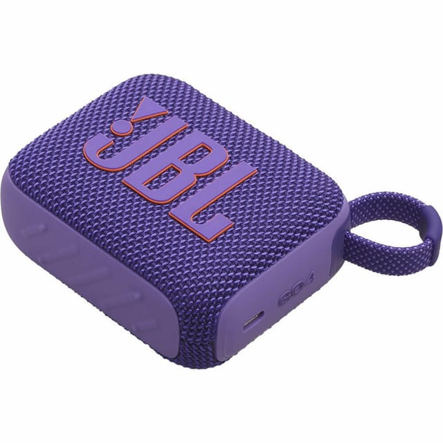 Товар Портативная акустика JBL GO 4 Purple, 4.2Вт, 7ч, влагозащитная, с ремешком