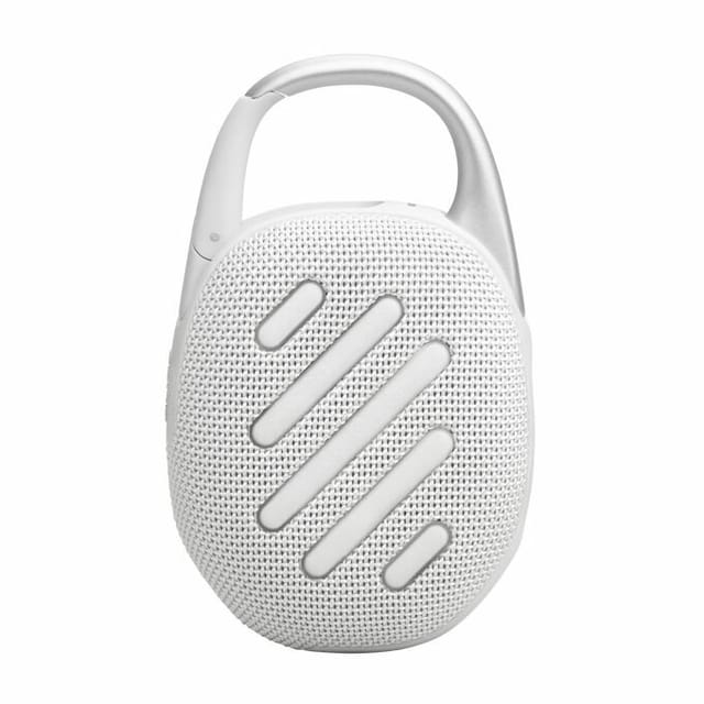 Товар Портативная колонка JBL Clip 5 White, Bluetooth, время работы 12ч