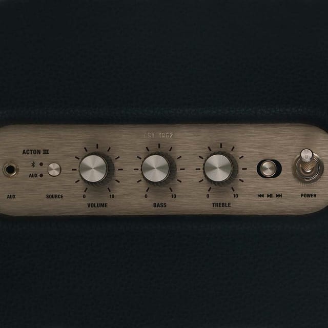 Товар Портативная акустика Marshall Acton 3, Bluetooth Speaker, Black