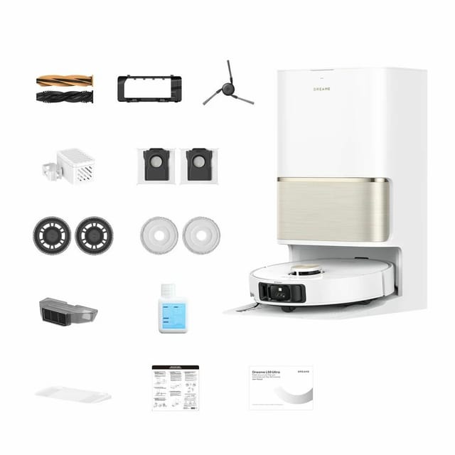 Товар Пылесос-робот Dreame L50 Ultra, для сухой и влажной уборки, с автоматизированной самоочисткой, белый