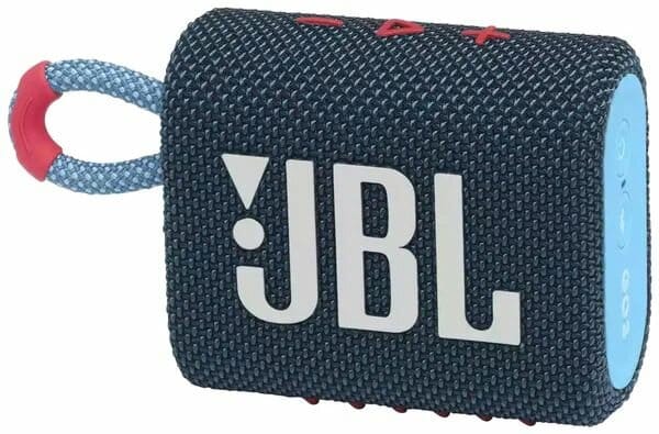 Товар Беспроводная колонка (портативная акустика) JBL GO 3 Blue Pink(синий/розовый), Bluetooth, 4.2Вт мощность