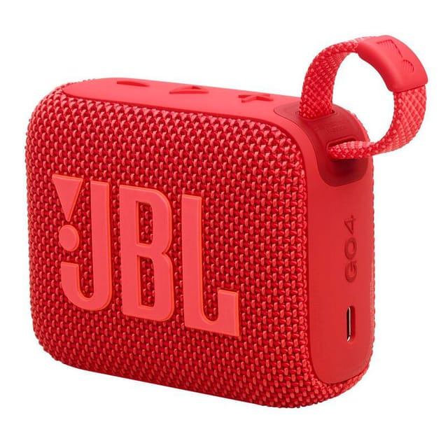 Товар Портативная акустическая система JBL Go 4 Red (JBLGO4RED), 4.2 Вт, 90–20 000 Гц, красный