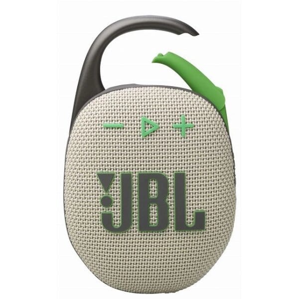 Товар Портативная акустика JBL Clip 5, sand, песочный, 7Вт, влагозащищенная, автономная, 1400мАч