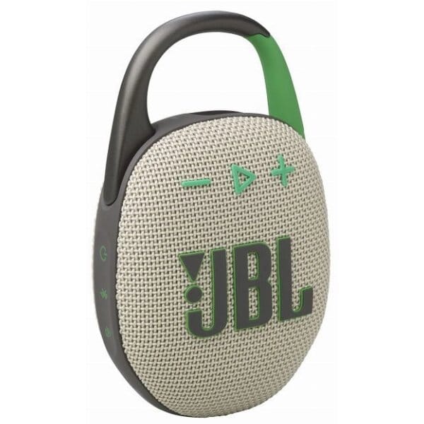 Товар Портативная акустика JBL Clip 5, sand, песочный, 7Вт, влагозащищенная, автономная, 1400мАч