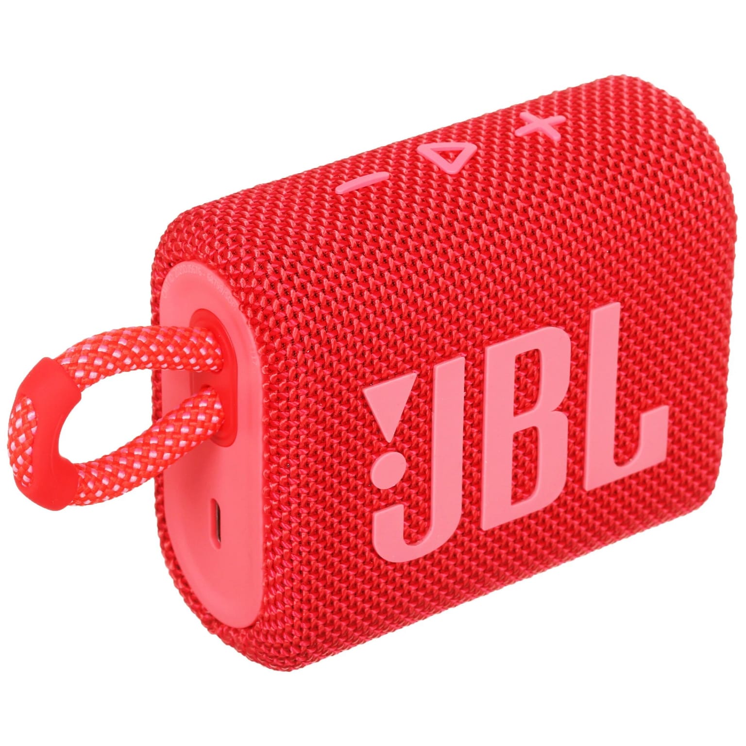 Товар Портативная колонка JBL GO3RED, моно, 4,2Вт, 2700 мАч, Bluetooth, встроенная ручка, красная