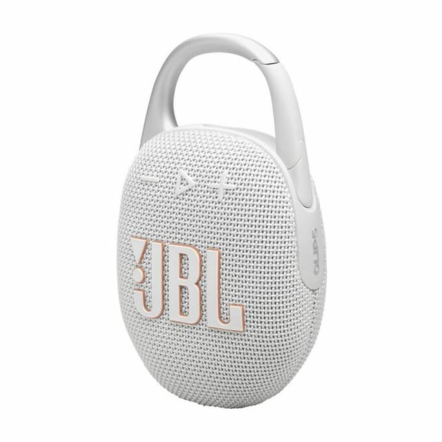Товар Портативная колонка JBL Clip 5 White, Bluetooth, время работы 12ч