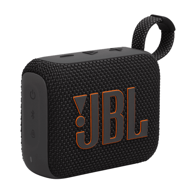 Товар Портативная колонка JBL Go 4 Black, 4.2Вт, 7ч, влагозащитная, с ремешком