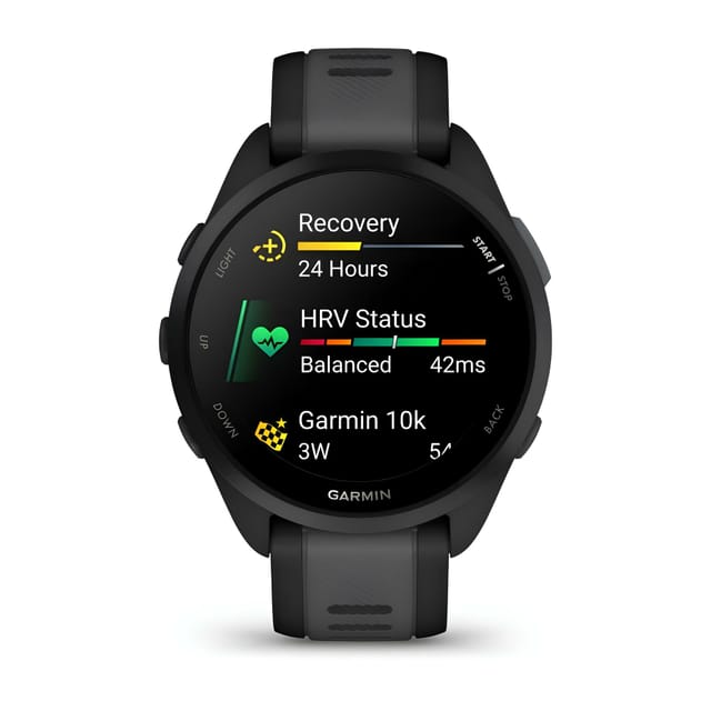 Товар Умные часы Garmin Forerunner 165 Amoled Black Slate Gray 010-02863-20