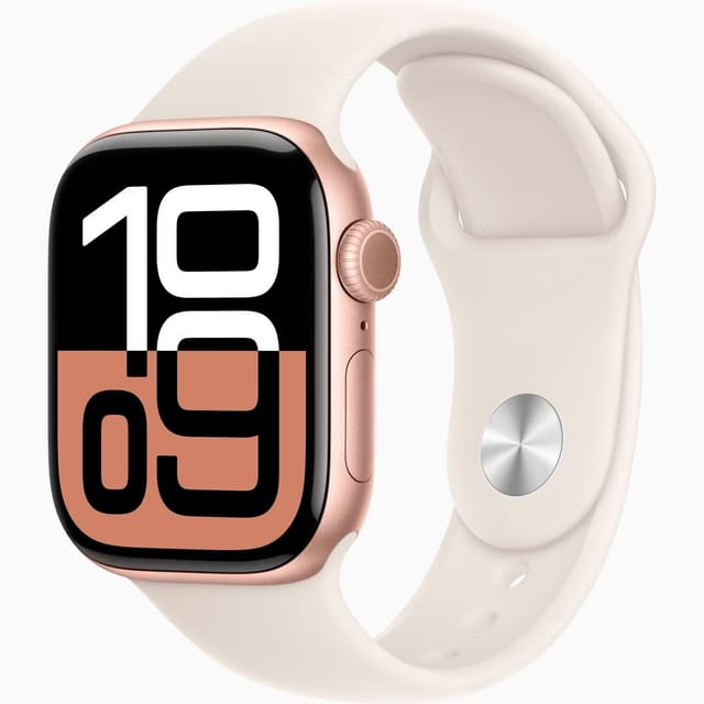 Товар Умные часы Apple Watch S10 42mm Rose Gold (Золотистый), Sport band S/M