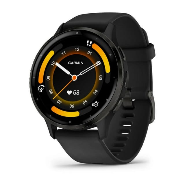 Товар Часы Garmin Venu 3 Black 010-02784-01, AMOLED, круглый корпус