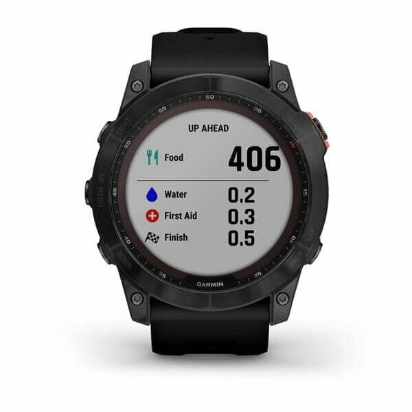 Товар Умные часы Garmin Fenix 7X Solar серый с черным ремешком 010-02541-01