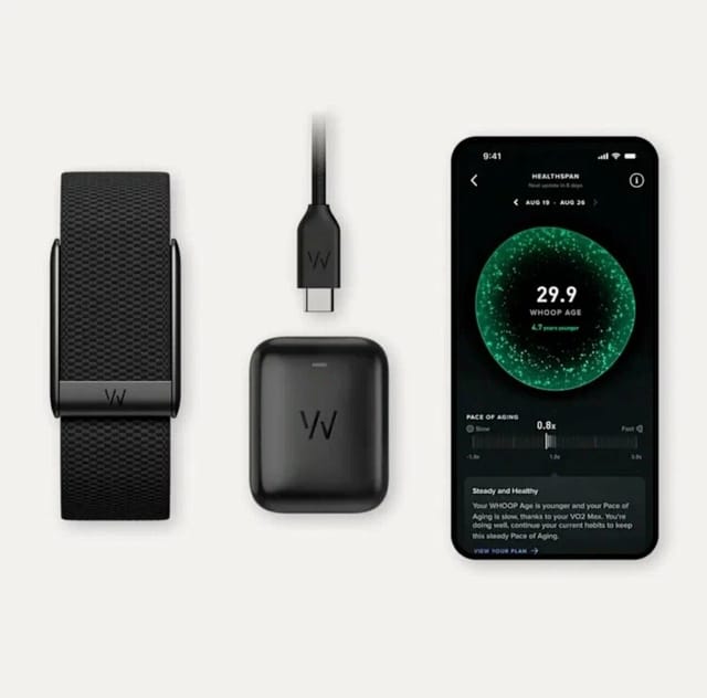 Товар Фитнес-браслет Whoop 5.0, One, 12 месяцев подписки, цвет чёрный