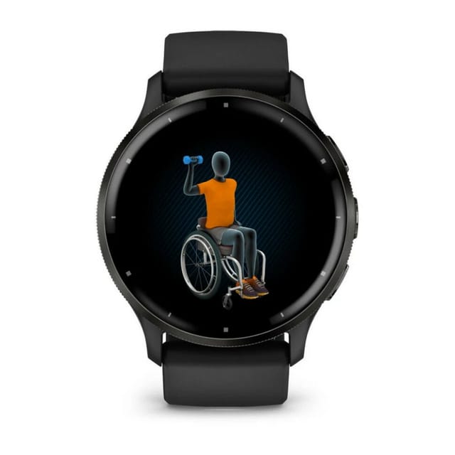 Товар Часы Garmin Venu 3 Black 010-02784-01, AMOLED, круглый корпус