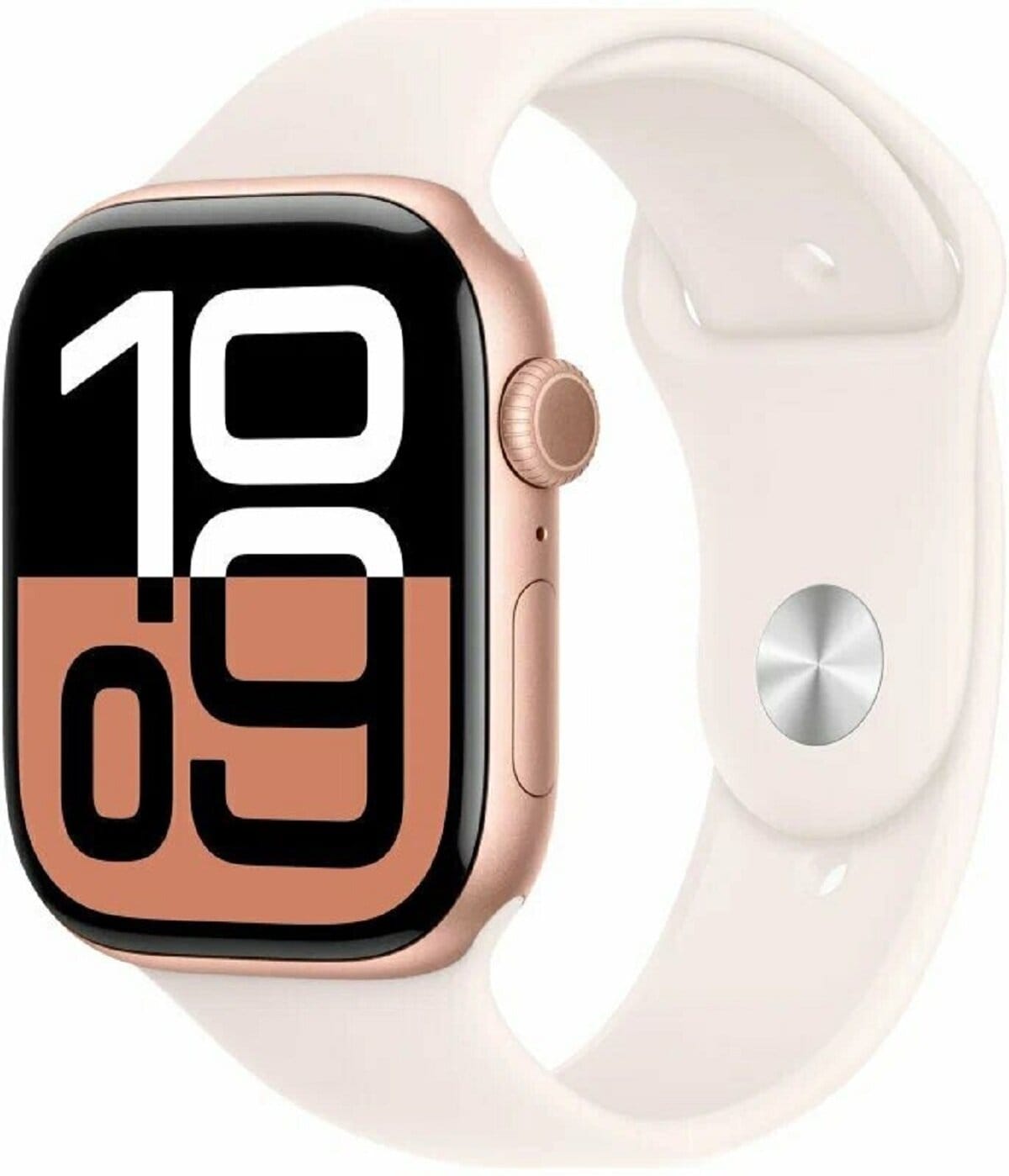Товар Apple Watch S10 46 mm Rose Gold Aluminum Case Sport Band M/L, розовый/золотистый