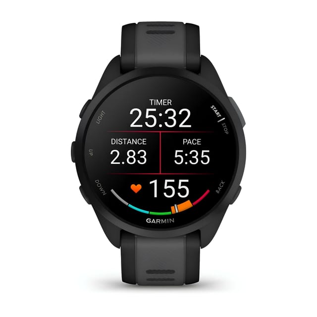 Товар Умные часы Garmin Forerunner 165 Amoled Black Slate Gray 010-02863-20
