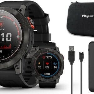 Товар Умные часы Garmin Fenix 7X Solar серый с черным ремешком 010-02541-01
