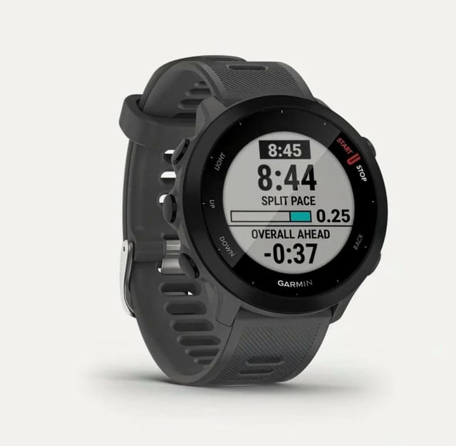Товар Garmin ForeRunner 55 Montera Grey (010-02562-13) — спортивные умные часы