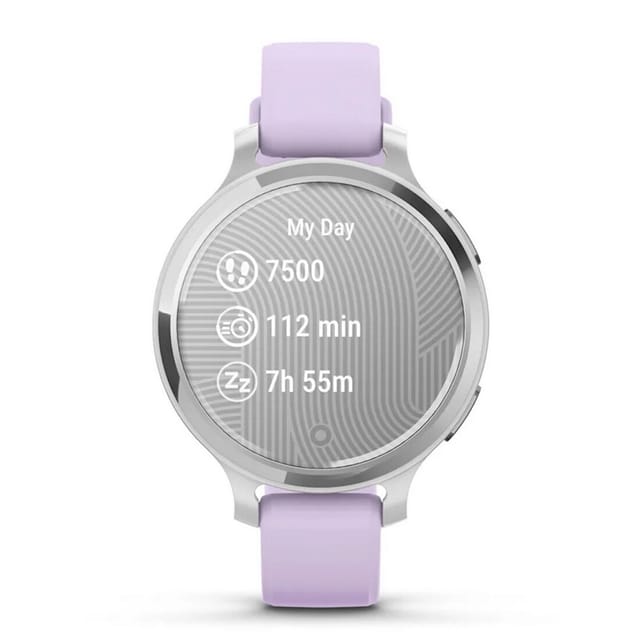 Товар Умные часы Garmin Lily 2 Active Silver with Purple Jasmine Silicone Band 010-02891-01