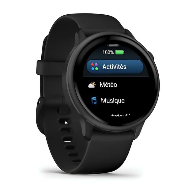 Товар Смарт-часы Garmin Vivoactive 6 Black 010-02985-00, AMOLED-экран, черные