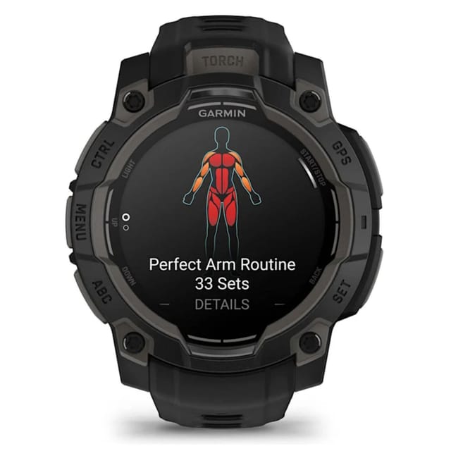 Товар Часы Garmin Instinct 3 45 mm AMOLED Black with Black Band  (010-02936-00)