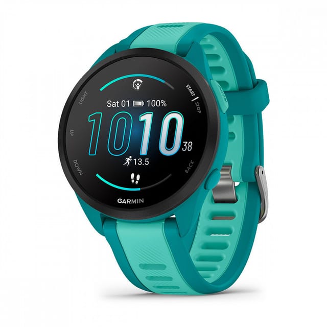 Товар Garmin Forerunner 165 Music, Turquoise/Aqua, спортивные часы, 010-02863-32