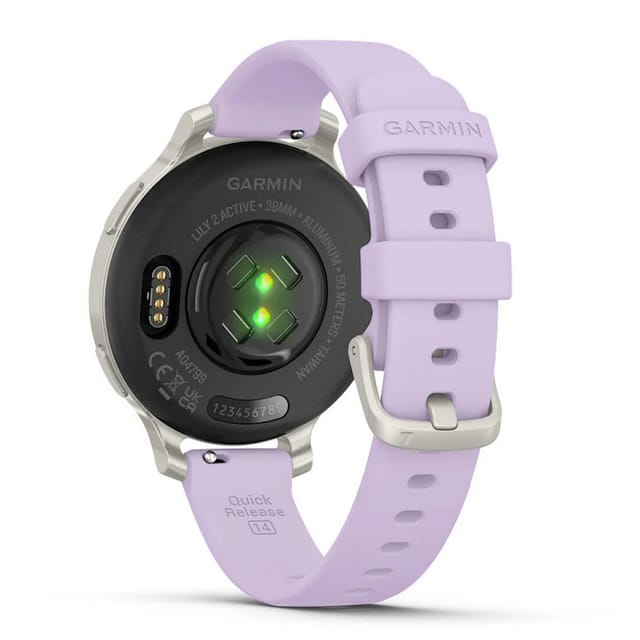 Товар Умные часы Garmin Lily 2 Active Silver with Purple Jasmine Silicone Band 010-02891-01