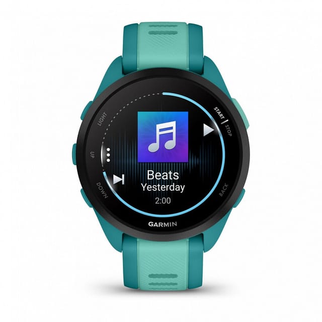 Товар Garmin Forerunner 165 Music, Turquoise/Aqua, спортивные часы, 010-02863-32