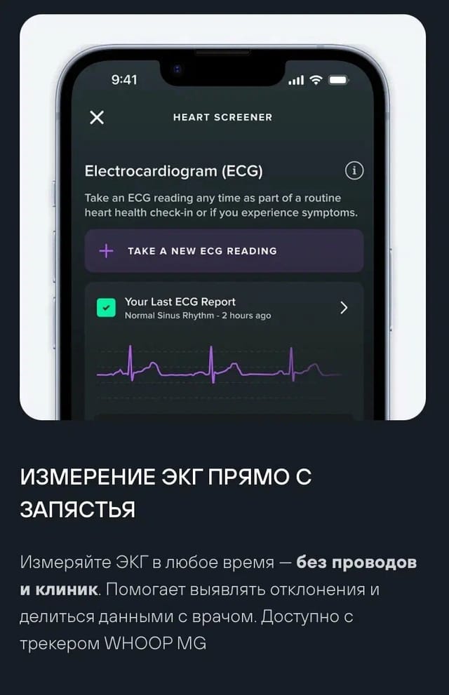 Товар Фитнес-браслет Whoop 5.0, One, 12 месяцев подписки, цвет чёрный