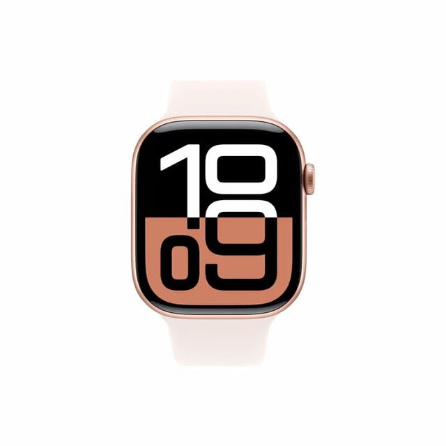 Товар Apple Watch S10 46 mm Rose Gold Aluminum Case Sport Band M/L, розовый/золотистый