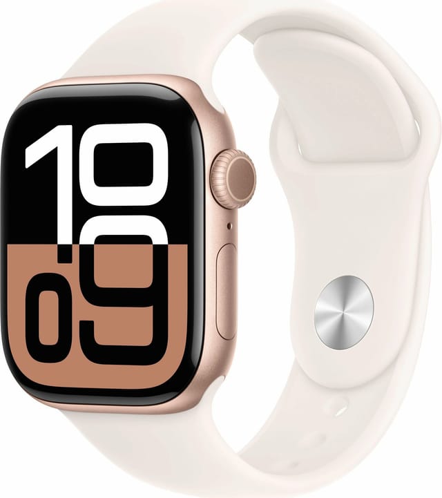 Товар Умные часы Apple Watch S10 42mm Rose Gold (Золотистый), Sport Band M/L