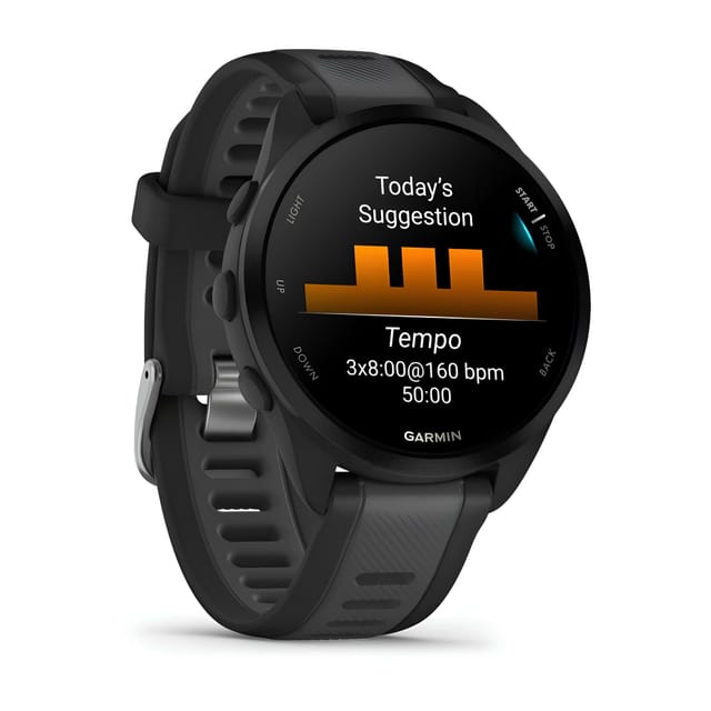 Товар Умные часы Garmin Forerunner 165 Amoled Black Slate Gray 010-02863-20