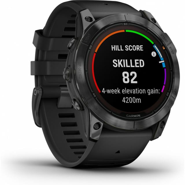 Товар Умные часы Garmin Fenix 7X Solar серый с черным ремешком 010-02541-01
