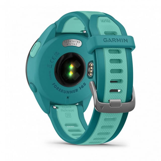 Товар Garmin Forerunner 165 Music, Turquoise/Aqua, спортивные часы, 010-02863-32