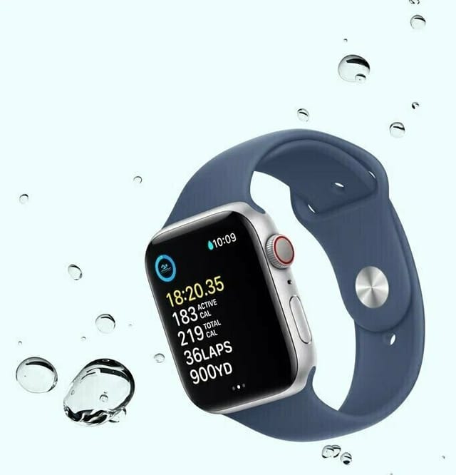 Товар Умные часы Apple Watch SE 2 (2024) 44 mm S/M Silver Denim Sport Band