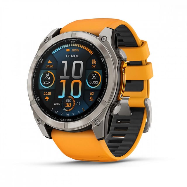 Товар Умные часы Garmin Fenix 8 Amoled Sapphire 51 mm Titanium Spark Orange 010-02905-11