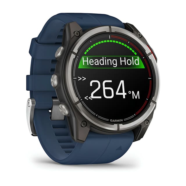 Товар Garmin Quatix 8 51 мм AMOLED умные часы GPS для рыбалки и плавания 010-02905-91