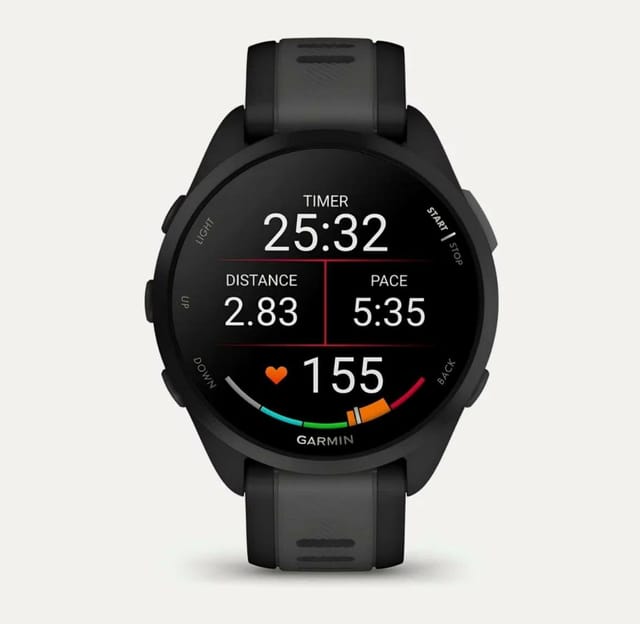 Товар Умные часы Garmin Forerunner 165 Amoled Music Black Slate 010-02863-30