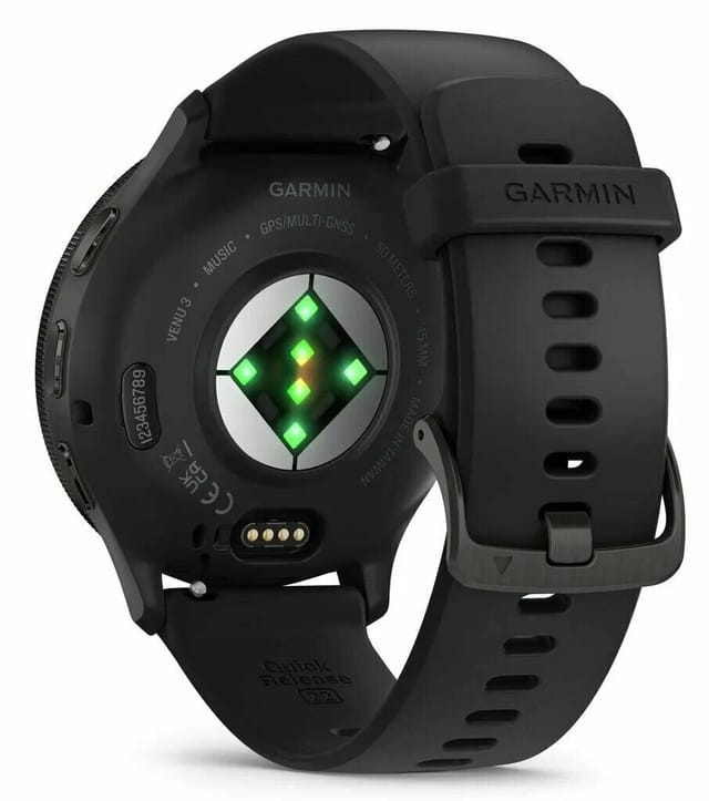 Товар Часы Garmin Venu 3 Black 010-02784-01, AMOLED, круглый корпус