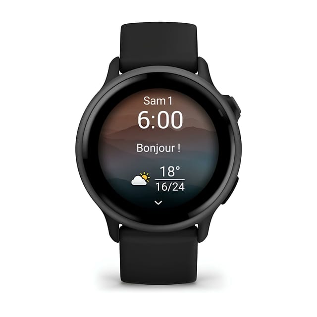 Товар Смарт-часы Garmin Vivoactive 6 Black 010-02985-00, AMOLED-экран, черные