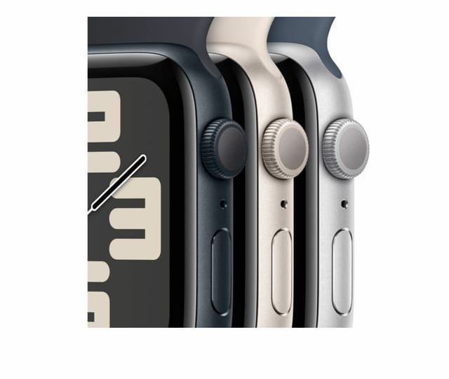 Товар Apple Watch SE 2 (2024) GPS 44mm Midnight Aluminum Case with Midnight Sport Band - S/M (MXEJ3)