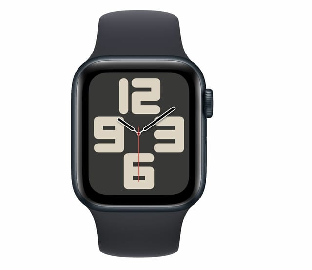 Товар Apple Watch SE 2 (2024) GPS 44mm Midnight Aluminum Case with Midnight Sport Band - S/M (MXEJ3)