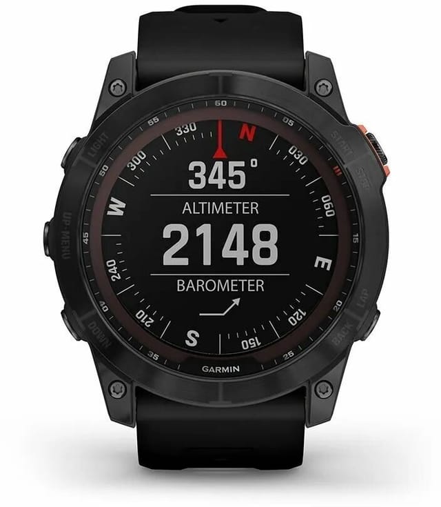 Товар Умные часы Garmin Fenix 7X Solar серый с черным ремешком 010-02541-01