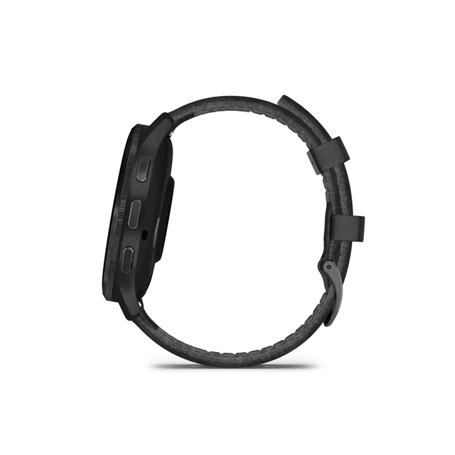 Товар Часы Garmin Venu 3 Black c черным кожаным ремешком, 010-02784-52