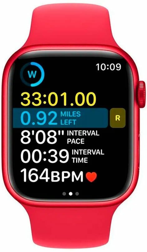 Товар умные часы Apple Watch S8 45mm Aluminum Sport Band (Red) GPS