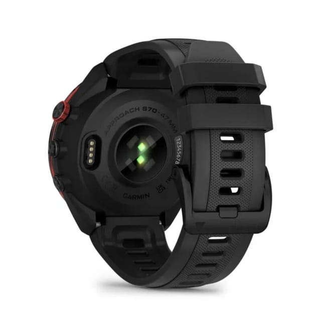 Товар Умные часы Garmin APPROACH S70 47mm BLACK CERAMIC BEZEL WITH BLACK SILICONE BAND (010-02746-12)