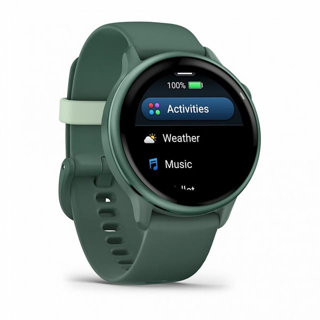 Товар Умные часы Watch Garmin Vivoactive 6 Metallic Jasper Green with Jasper Green Silicone (010-02985-02)