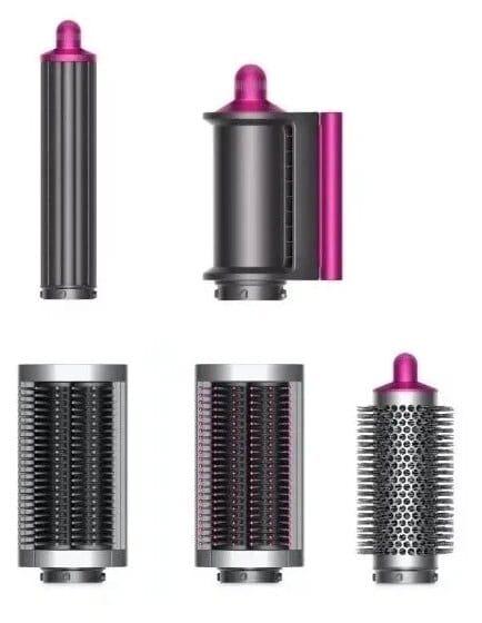 Товар Фен-стайлер Dyson Airwrap Complete Long HS05, Fuchsia/Nickel (Переходник в подарок)