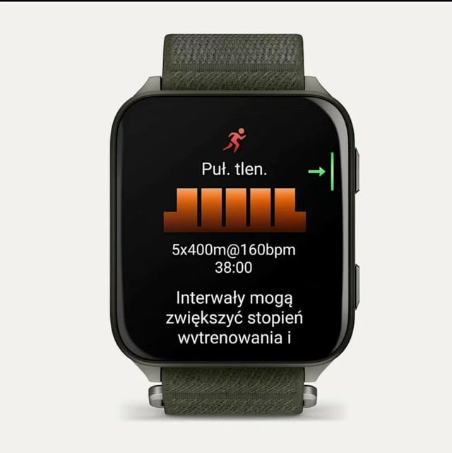 Товар Умные часы Garmin Venu X1, 46 мм, зелёный корпус/серый ремешок (010-02980-03)