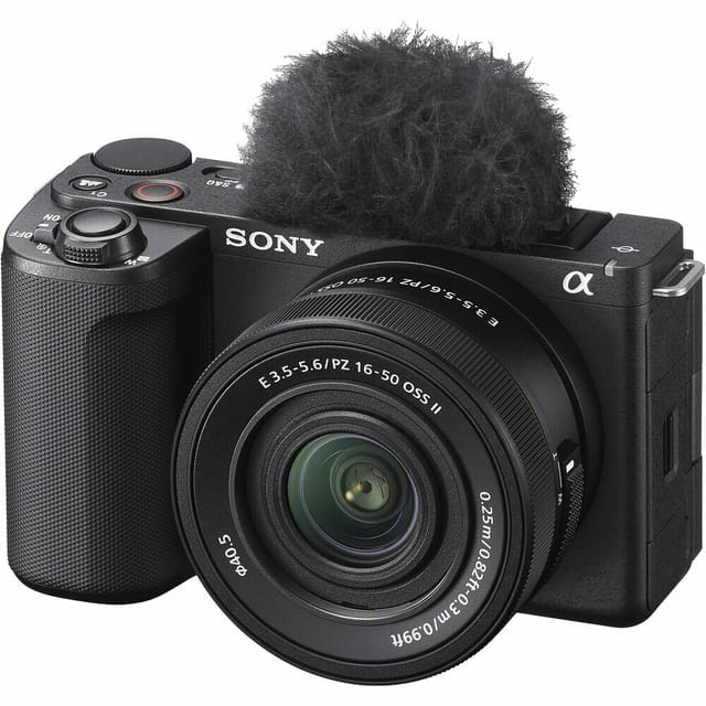 Товар Камера Sony ZV-E10 II, 26Мп, объектив 16-50мм, байонет Sony E, 120fps, сенсор 3"